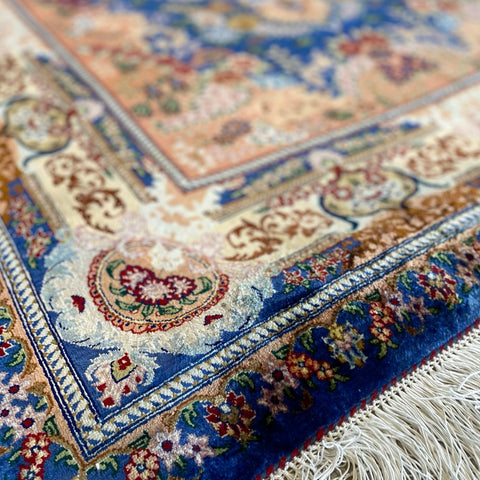 Persian Silk Rugs and Rugs with a Silk Inlay